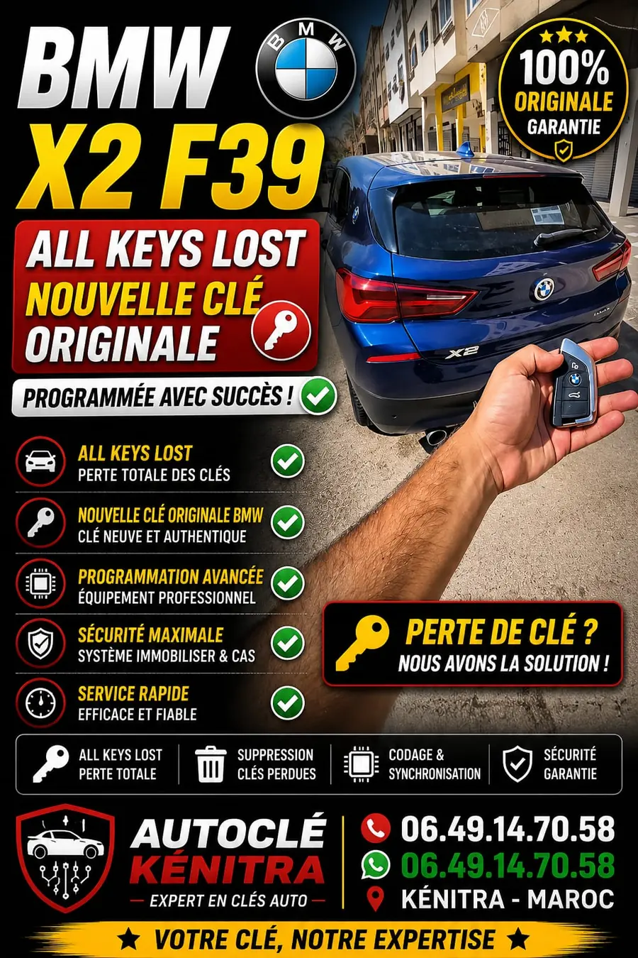Intervention Auto Clé Kenitra